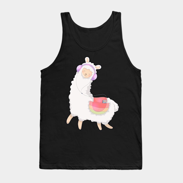 Lama Music Tank Top by AttireCafe